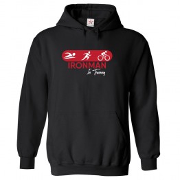 Ironman In Training Classic Unisex Kids and Adults Pullover Hoodie For Aethlete